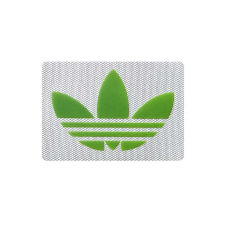 green adidas silicone logo